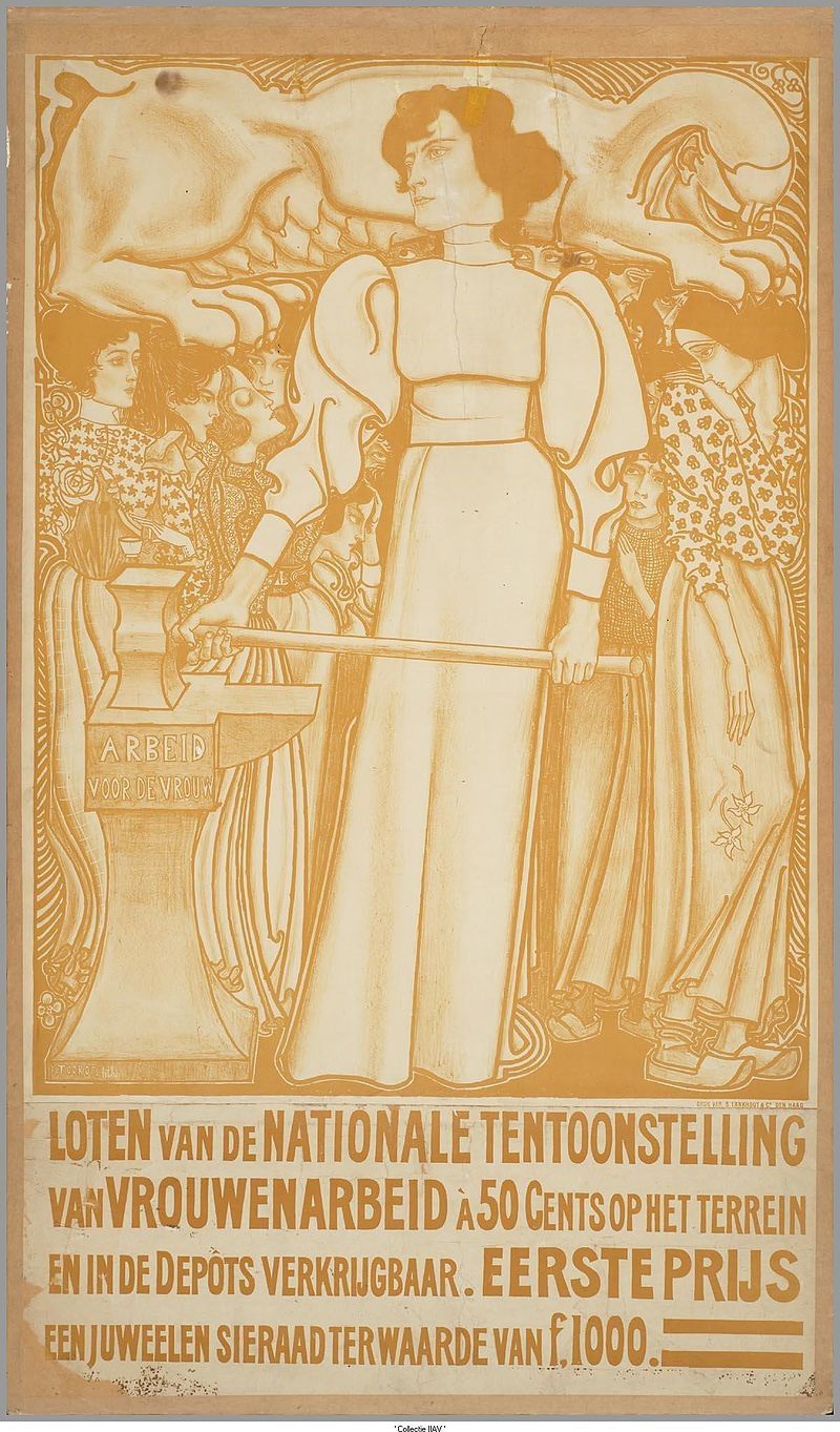Jan Toorop, Loterij Nationale Tentoonstelling van Vrouwenarbeid 1898