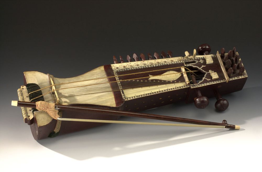 Sarangi, een strijkinstrument uit India
