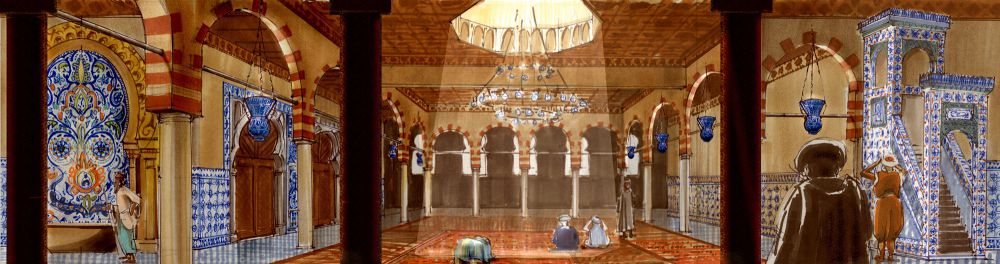 In de moskee