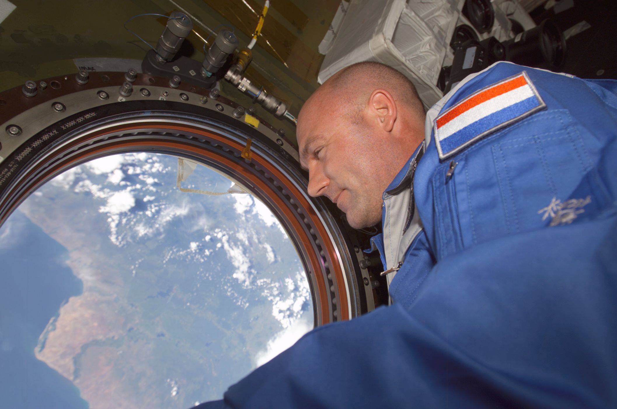 André Kuipers in het ISS